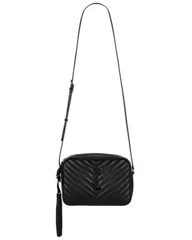 Сумка Saint Laurent Medium Lou With Pocket, неро