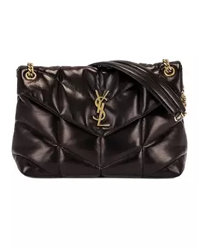 Сумка Saint Laurent Medium Puffer Chain, неро