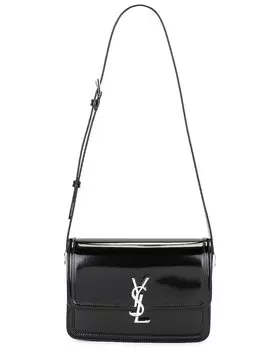 Сумка Saint Laurent Medium Solferino Satchel, неро