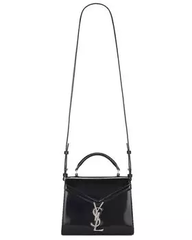 Сумка Saint Laurent Mini Cassandra Top Handle, нуар