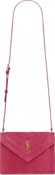 Сумка Saint Laurent Mini Gaby Monogram Satchel Bag Rose, розовый