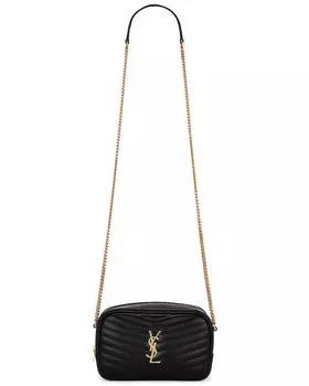 Сумка Saint Laurent Mini Lou Chain, неро