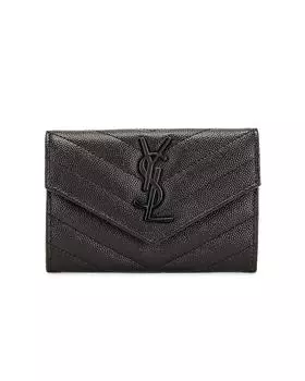 Сумка Saint Laurent Monogramme Flap Wallet, неро