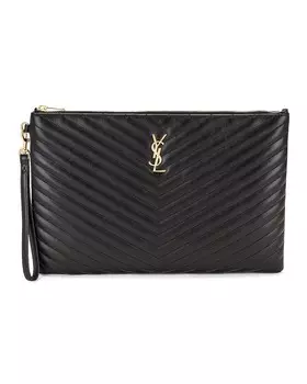 Сумка Saint Laurent Monogramme Pouch, неро