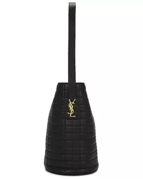 Сумка Saint Laurent New Medium Bucket, нуар