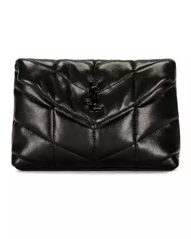 Сумка Saint Laurent Puffy Pouch, неро