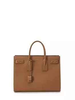 Сумка Saint Laurent Sac De Jour medium, коричневый