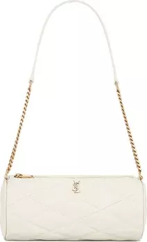 Сумка Saint Laurent Sade Tube Bag Crema Soft, кремовый