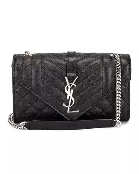 Сумка Saint Laurent Small Envelope Chain, нуар
