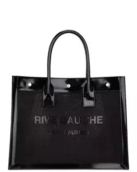 Сумка Saint Laurent Small Rive Gauche Tote, неро