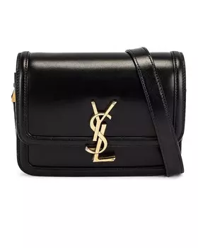 Сумка Saint Laurent Small Solferino Satchel, неро