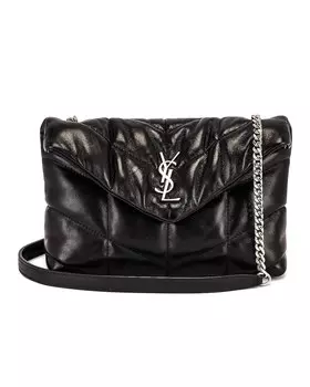 Сумка Saint Laurent Toy Puffer Loulou, нуар