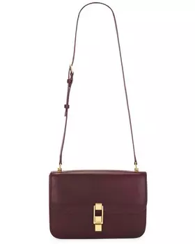 Сумка-саквояж Le Carre Saint Laurent, цвет Hot Wine