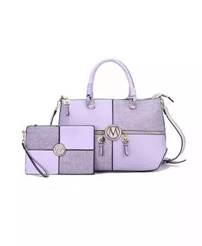 Сумка-саквояж Maji с ремешком от Mia K Mkf Collection, фиолетовый