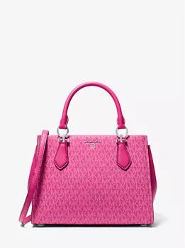 Сумка-Саквояж Marilyn среднего размера с фирменным логотипом Michael Kors, розовый