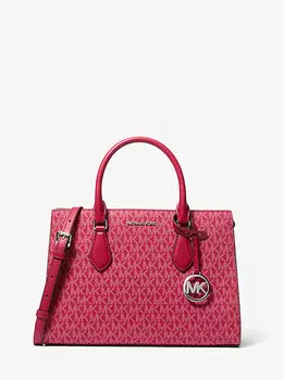 Сумка-Саквояж Sheila с логотипом средней величины Michael Kors, красный