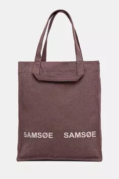 Сумка Salucca Samsoe Samsoe, фиолетовый