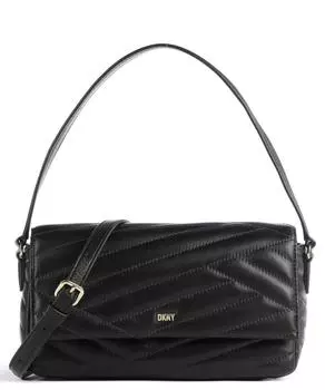 Сумка Sara из кожи ягненка Dkny, черный