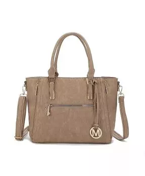Сумка-сэтчел Cairo M Signature от Mia K Mkf Collection, бежевый
