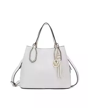 Сумка-сэтчел Lana от Mia K Mkf Collection, белый