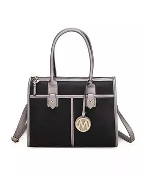 Сумка-сэтчел Livia от Mia K Mkf Collection, серебряный