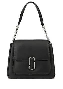 Сумка satchel mini черная женская кожаная сумка через плечо Marc Jacobs