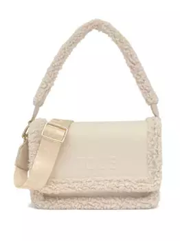 Сумка-сэтчел с отделкой из овчины TOUS, белый