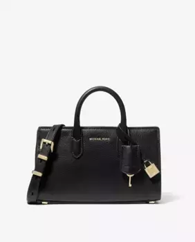Сумка Scarlett Petite из кожи, трансформируемая в сумку на плечо Michael Michael Kors, черный