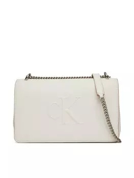 Сумка Sculpted Ew Flap Conv Chain LV04K3035G Calvin Klein Jeans, белый
