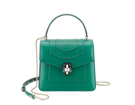 Сумка Serpenti forever Bvlgari, зеленый