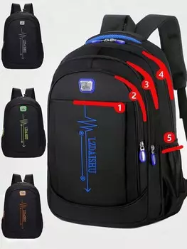 Сумка школьная, синий