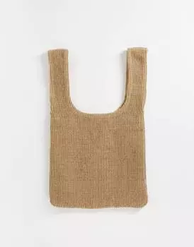 Сумка-шопер из натуральной соломы ASOS DESIGN