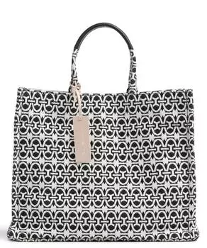 Сумка-шопер Never Without Monogram, хлопок Coccinelle, черный