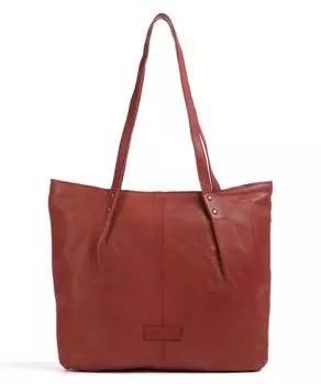 Сумка-Шопер подводная лодка из мягкой яловой кожи. Harold'S, красный