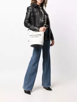 Сумка-шопер Rive Gauche Saint Laurent, бежевый