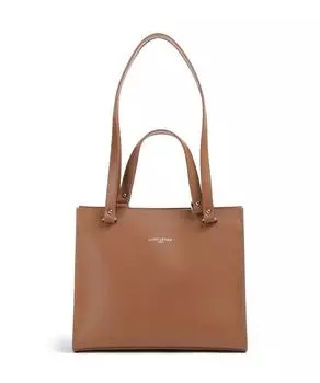 Сумка-Шопер Sierra из зернистой яловой кожи. Lancaster, коричневый