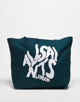 Сумка-шоппер AllSaints Orlando унисекс в цвете Cove Blue