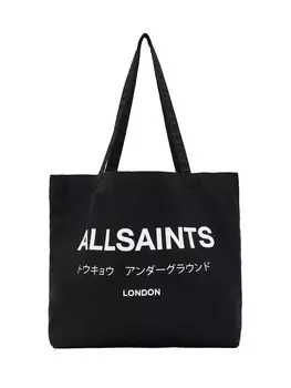 Сумка шоппер AllSaints UNDERGROUND, черный