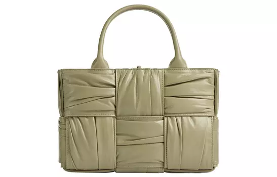 Сумка-шоппер ARCO из коровьей кожи, женская, цвет травертин Bottega Veneta