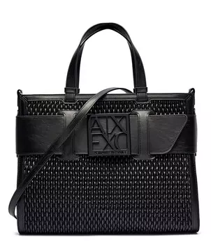 Сумка-шоппер Armani Exchange, черный