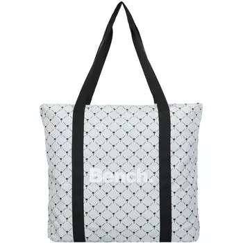 Сумка шоппер Bench City Girls Tasche 42см, светло-серый/черный