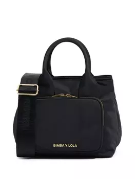 Сумка-шоппер Bimba y Lola среднего размера с карманом на молнии, черный