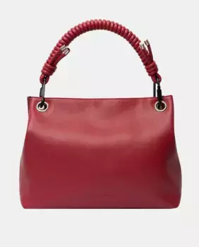 Сумка-шоппер бордового цвета Olivia Mareque, гранатовый