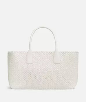 Сумка-шоппер Bottega Veneta, белый