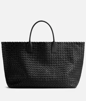Сумка-шоппер Bottega Veneta, черный