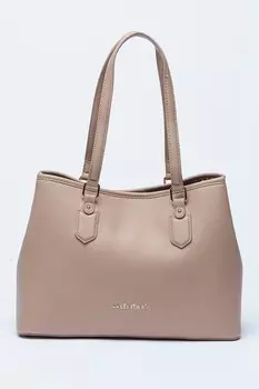 Сумка-Шоппер Brixton из экокожи Valentino Bags, бежевый