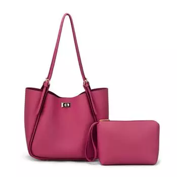 Сумка-шоппер Brooklyn с регулируемым ремешком и чехлом Mellow World, пурпурный