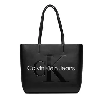 Сумка-шоппер Calvin Klein Jeans SculptedMono, черный