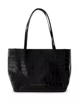 Сумка-шоппер Chylak с эффектом крокодиловой кожи, черный