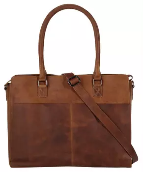 Сумка шоппер Cluty, коньячный